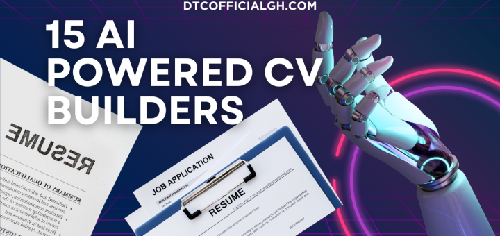 15 AI tools for CV and Resme building.