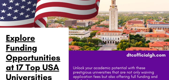 Explore Exciting Funding Opportunities at 17 USA Universities