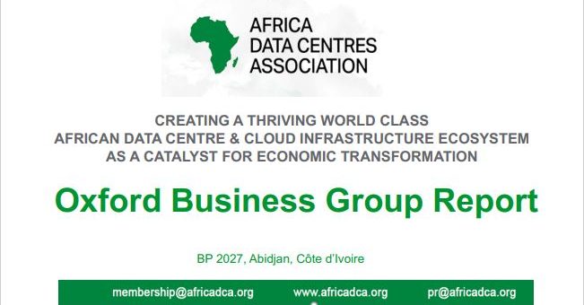 Africa Data Centres Association (ADCA) latest Focus Report titled “Data Centers in Africa"