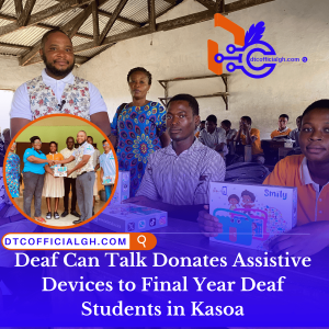 Deaf Can Talk donates assistive device to deaf students