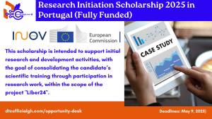 Research scholarship, research opportunities, scientific research, European Union
