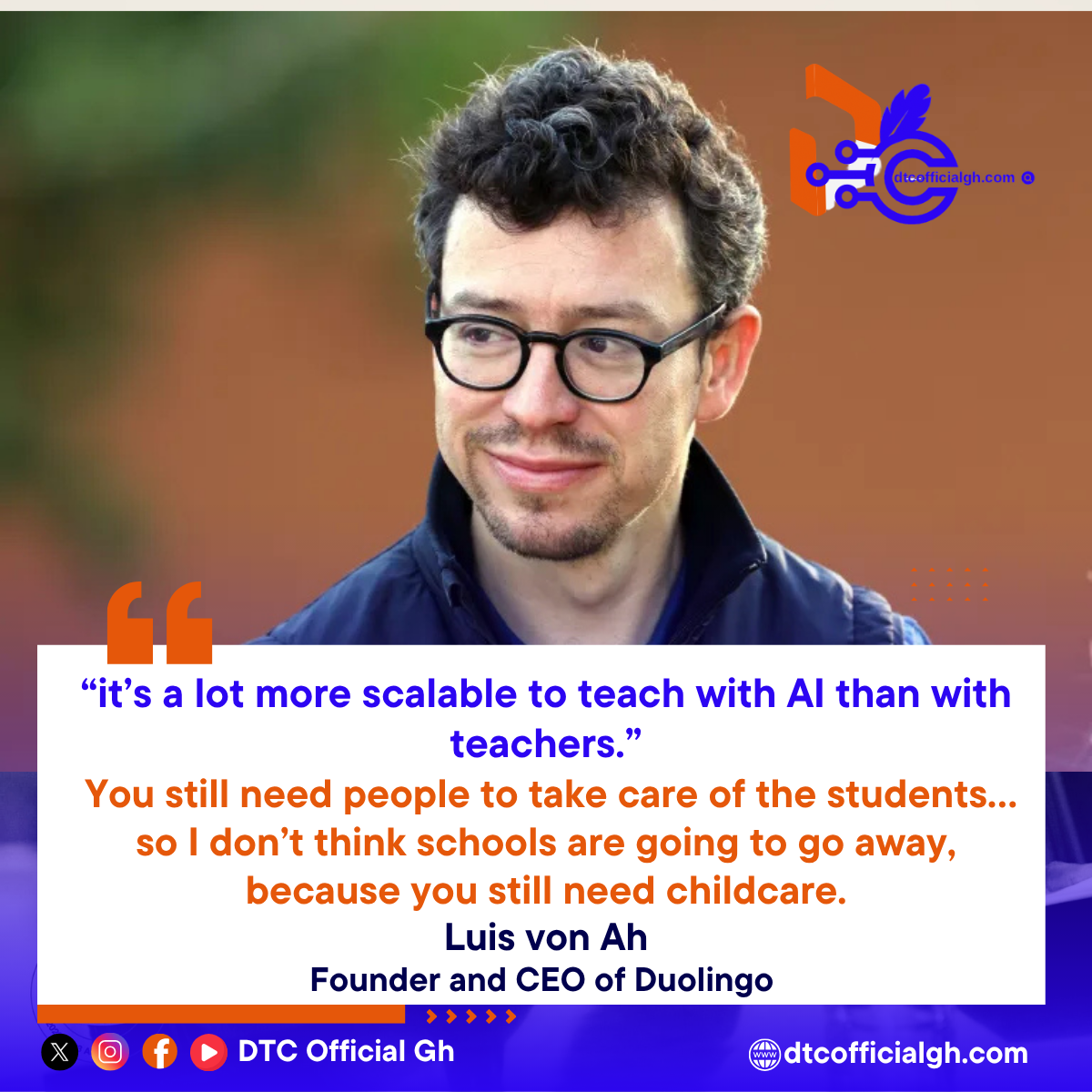 Luis Von Ah, Duolingo CEO, AI in education