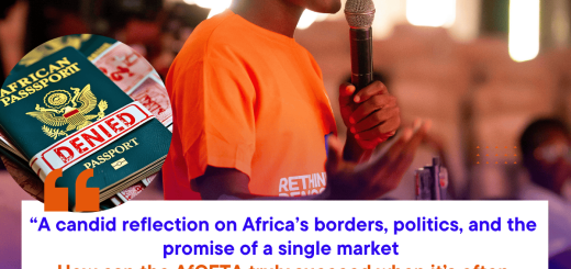 Amin Mohammed, dtc official, African Continental Free Trade Area, AfCFTA free movement, AU Free Movement Protocol, Africa visa policy, Aliko Dangote visas, Kwame Nkrumah vision, youth in Africa, Agenda 2063, Ghana visa-free, African economic integration