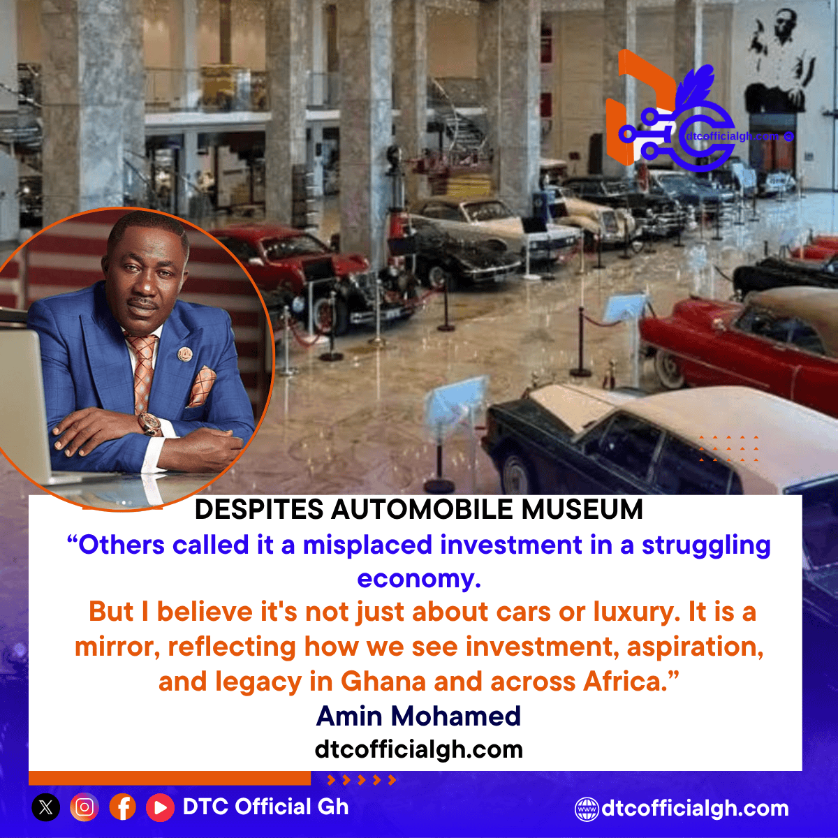 Despite automobile museum, Osei Kwame Despite,