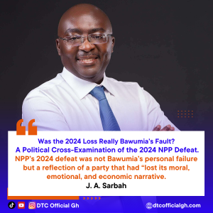 Bawumia’s 2024 election, NPP flag bearership