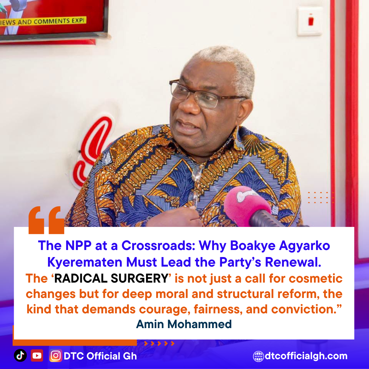 Boakye Agyarko Kyerematen, Ghana politics, NPP unity, party renewal, political leadership in Ghana, NPP chairman race, restoring NPP values, Ghana democracy